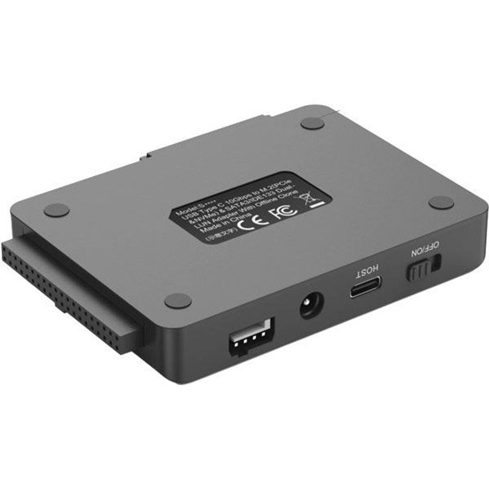 USB-C to M.2 NVMe & SATA/IDE Adapter – 10Gbps