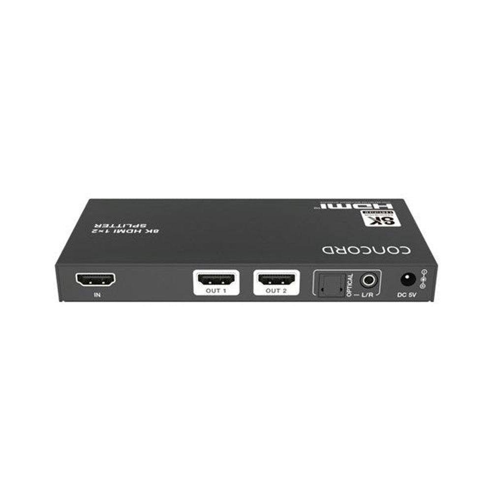 Concord 2-Way 8K HDMI Splitter