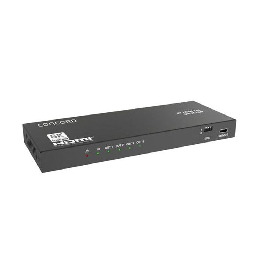 Concord 4-Way 8K HDMI Splitter