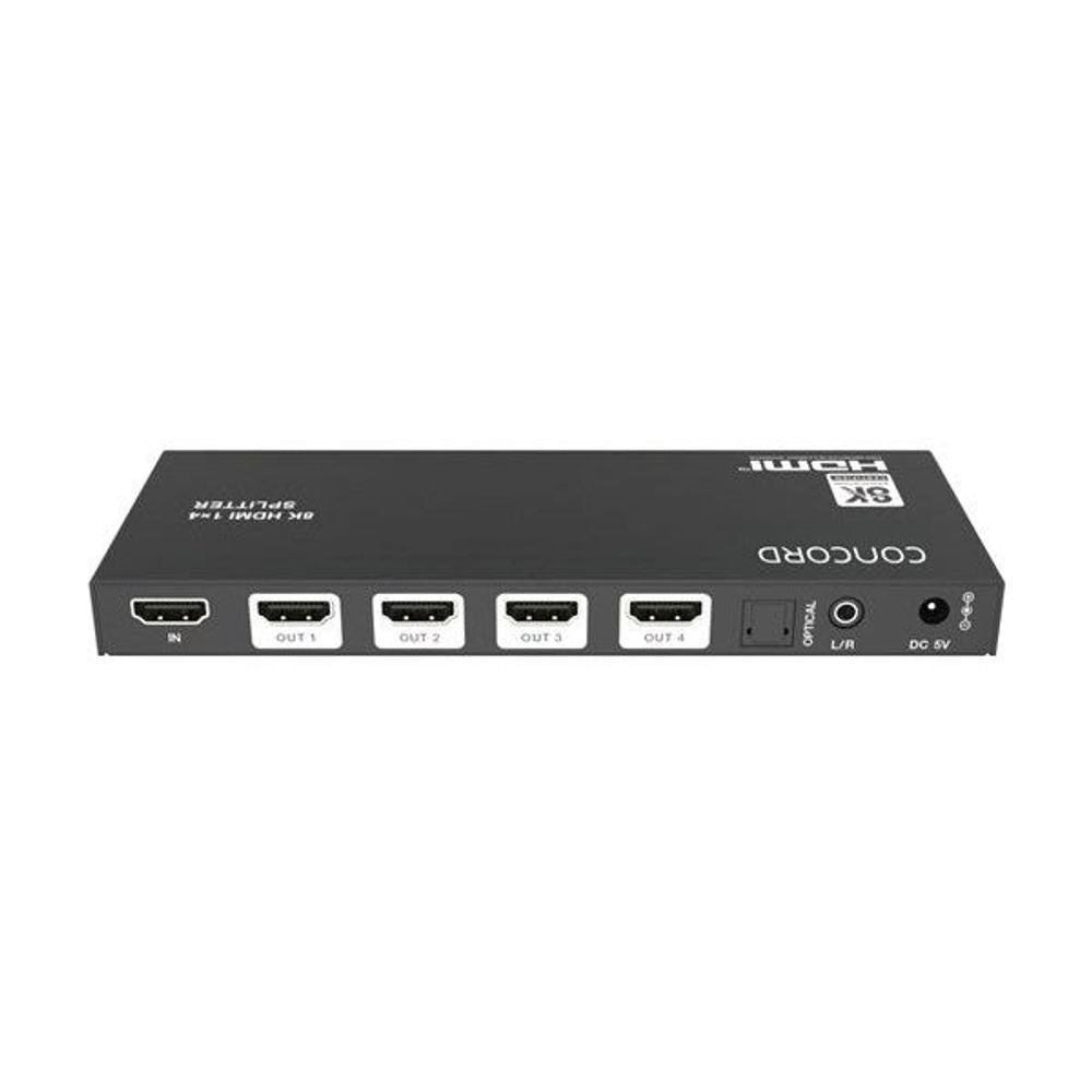 Concord 4-Way 8K HDMI Splitter