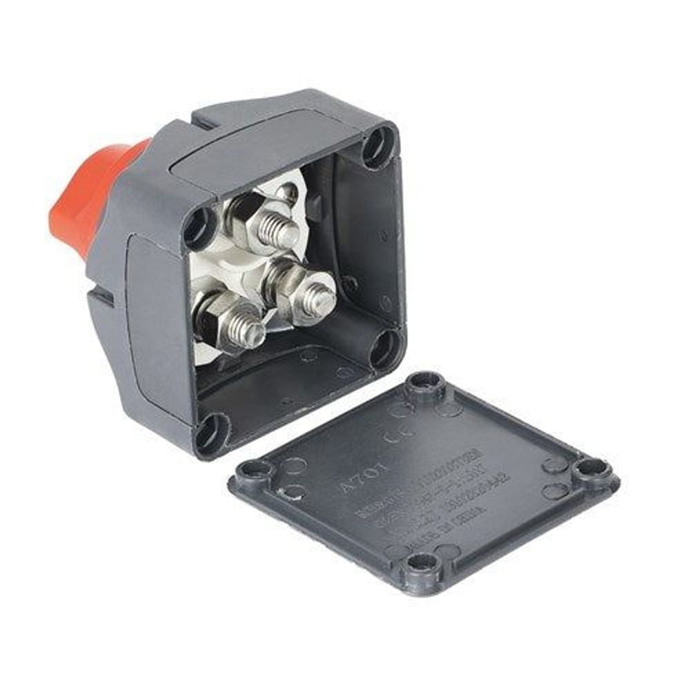 200A Panel Mount Battery Isolator Switch with Removable Key