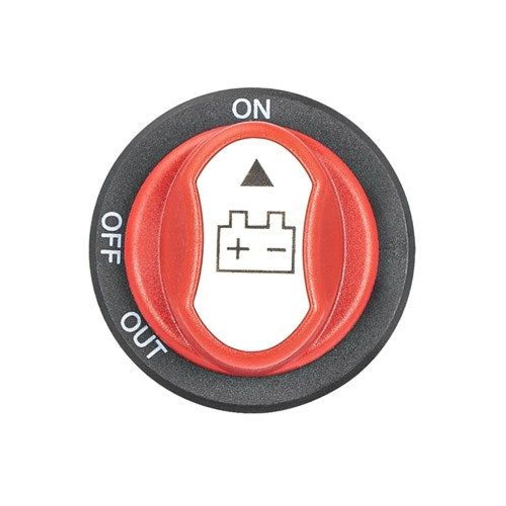 100A Panel Mnt Battery Isolator Switch/Removable Key