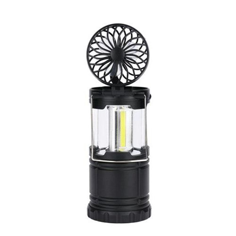 2 in 1 Collapsible LED Lantern with Fan