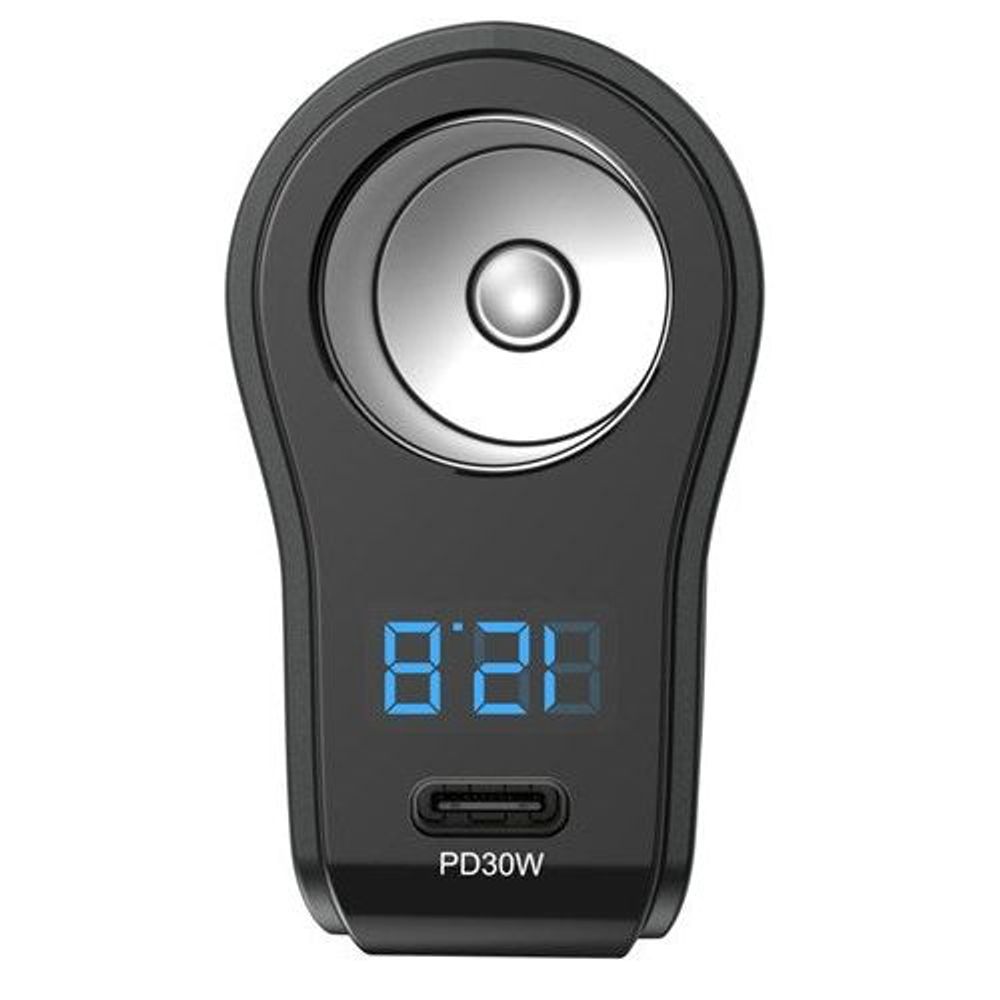 Compact Car Cigarette Lighter Adaptor With PD30W and Dual QC3.0 Outputs