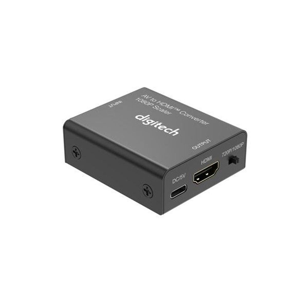 Composite AV to HDMI Mini Converter 1080P Scaler