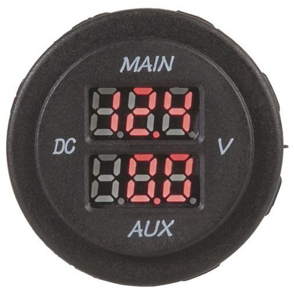 Dual Battery LED Voltmeter