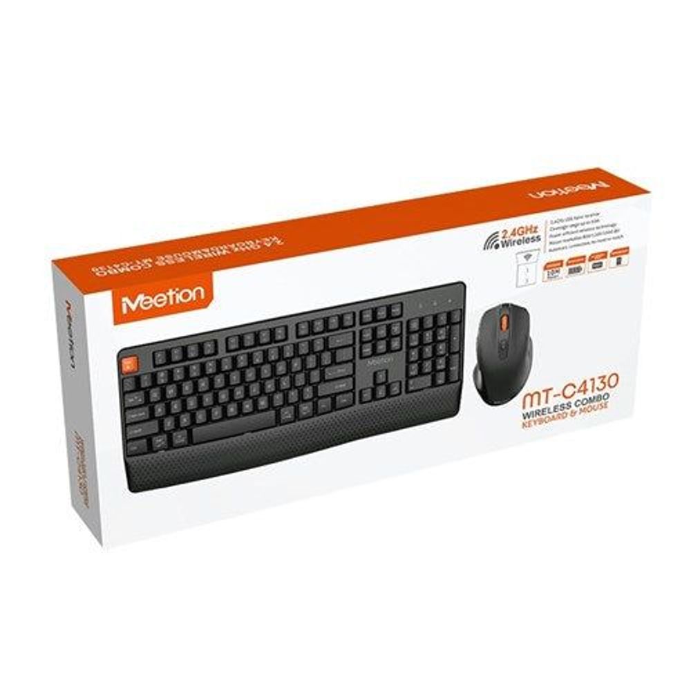 Meetion Ergonomic Wireless Keyboard and Mouse Combo