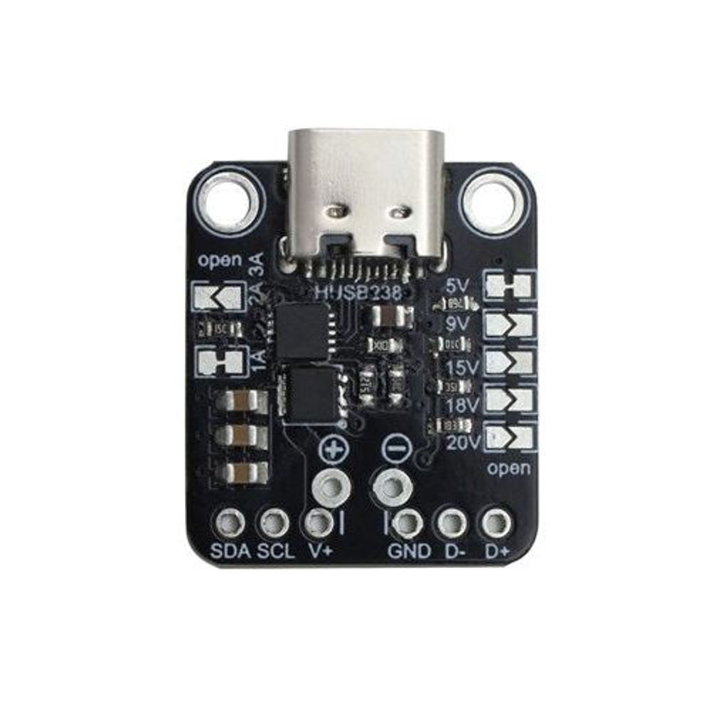 USB-C Power Delivery Dummy Breakout - I2C or Fixed - HUSB238