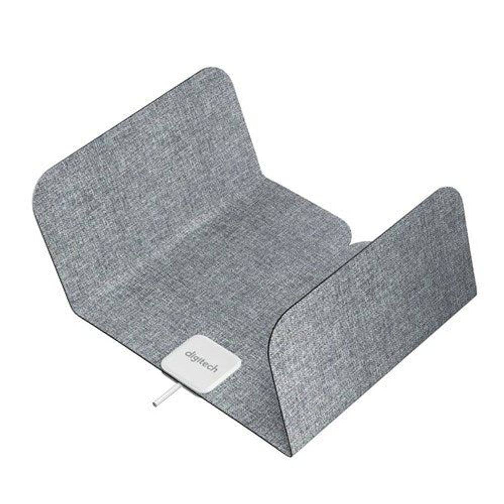 Ultra Thin Foldable Indoor TV UHF/VHF Antenna - Grey Fabric