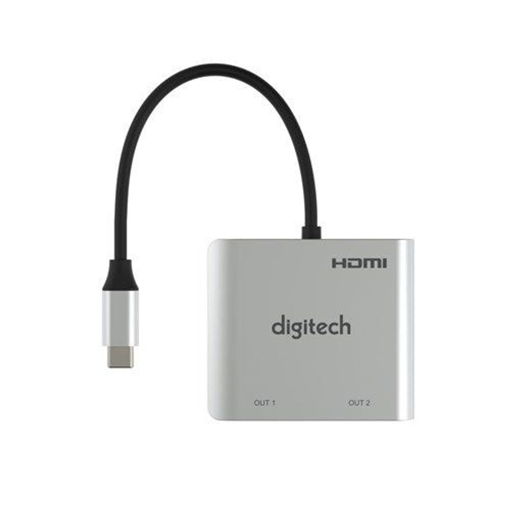 USB-C to Dual HDMI 4K@60Hz HDR Adapter (SST/MST mode for Windows)