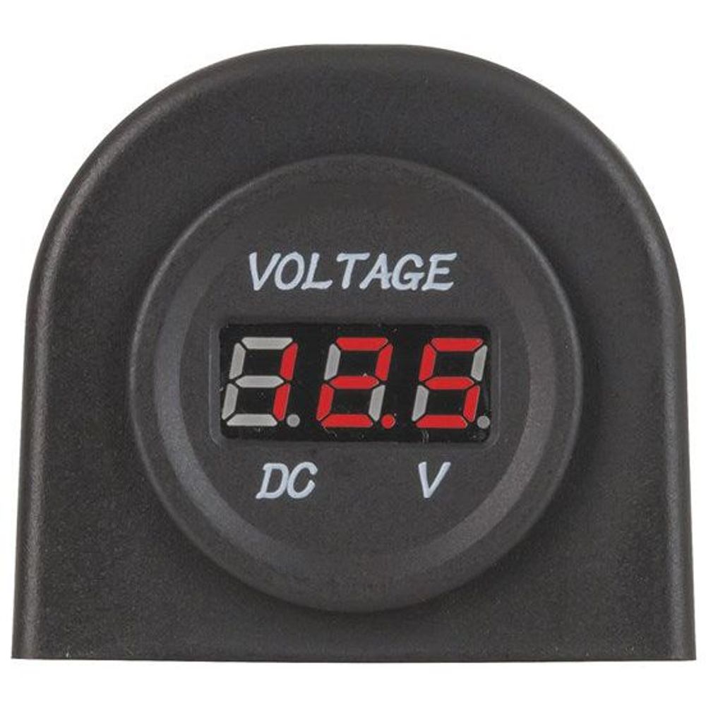 Panel/Surface Mount LED Voltmeter 5-30VDC