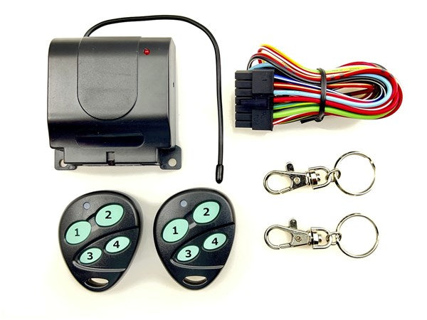 4-Channel W/less Rmt Ctrl Relay with 2 Key Fob