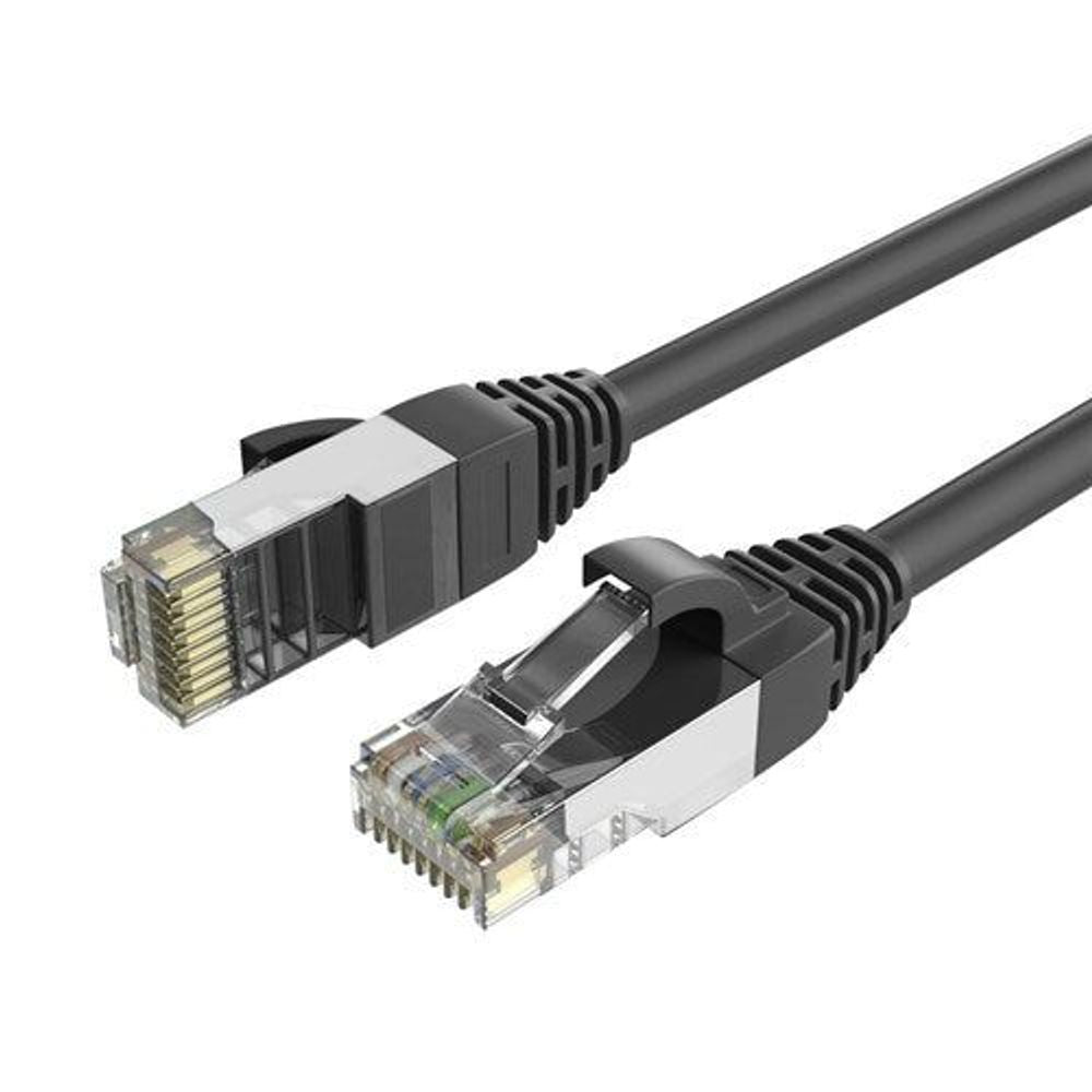 Cat6A Crossover Cable - 2m Black