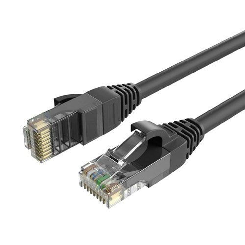 Cat6A Crossover Cable - 5m Black
