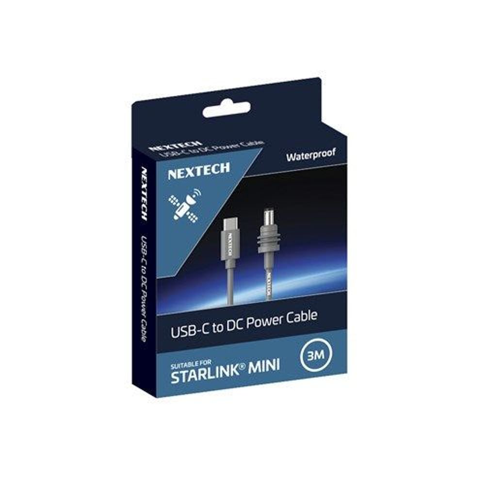 USB-C to DC Power Cable suitable for Starlink® Mini - 3m