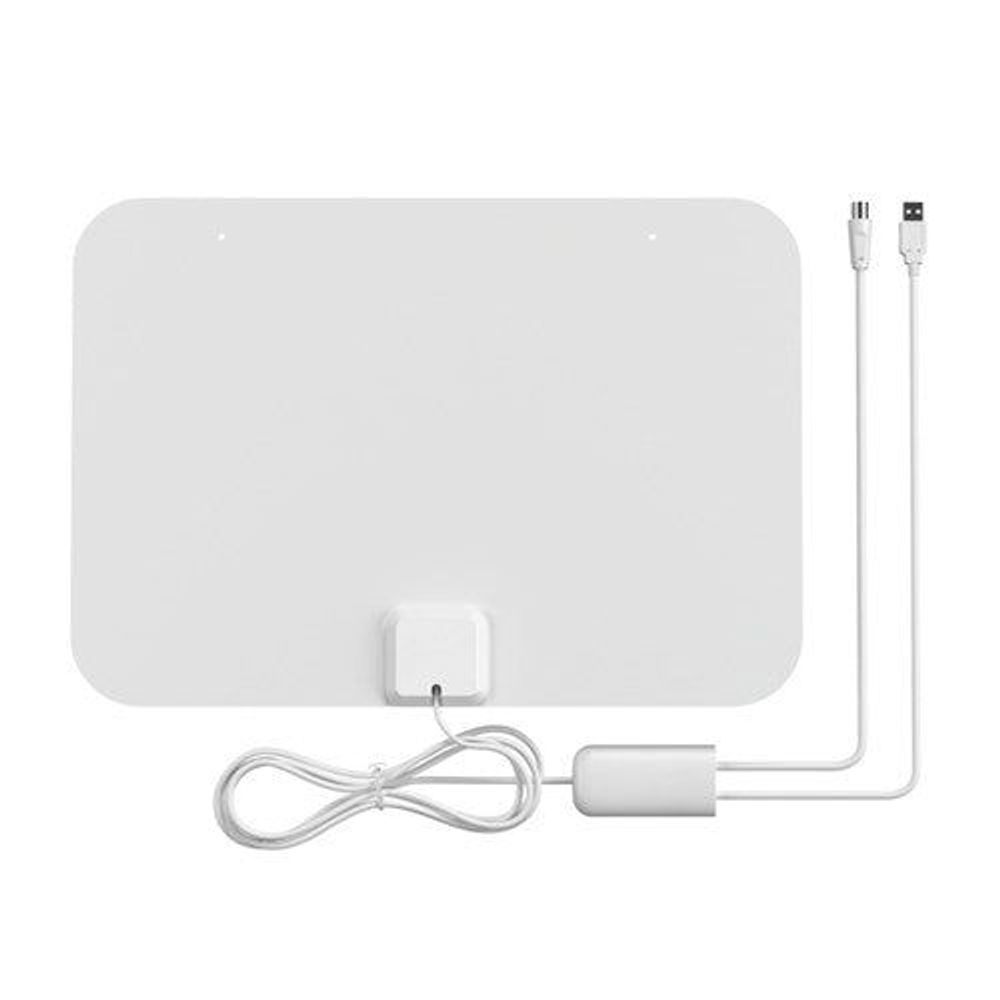 Ultra Thin Indoor TV Antenna UHF/VHF - Grey Fabric
