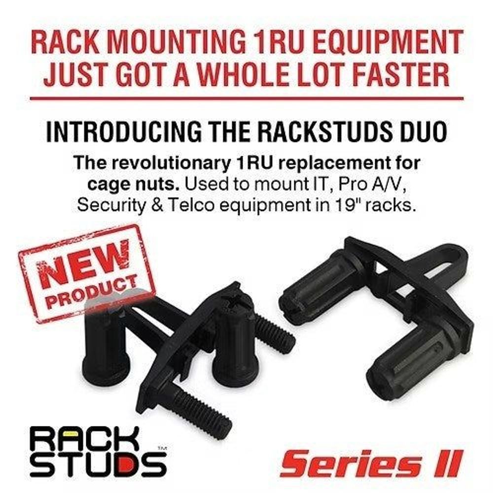 Rackstuds Series 1RU 50 pack