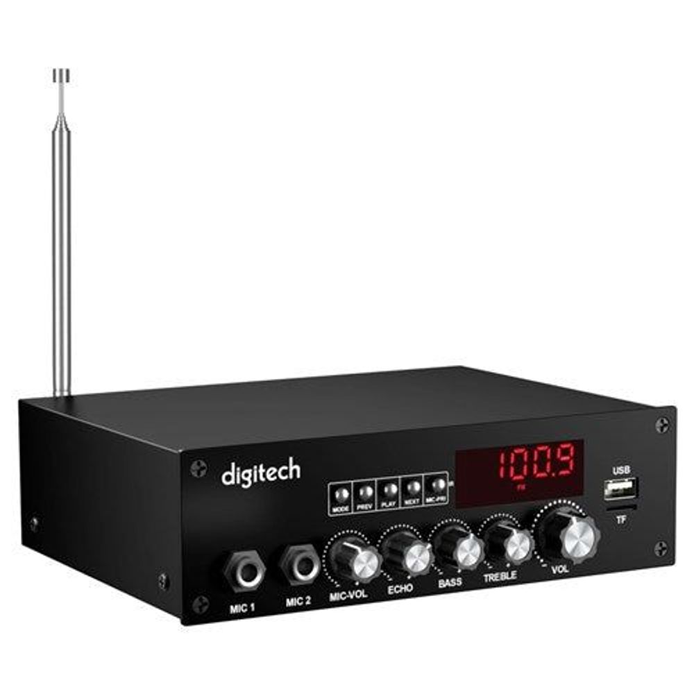 2*100W Power Amplifier ,support BT/USB/TF/FM/2*AUX/2*MIC