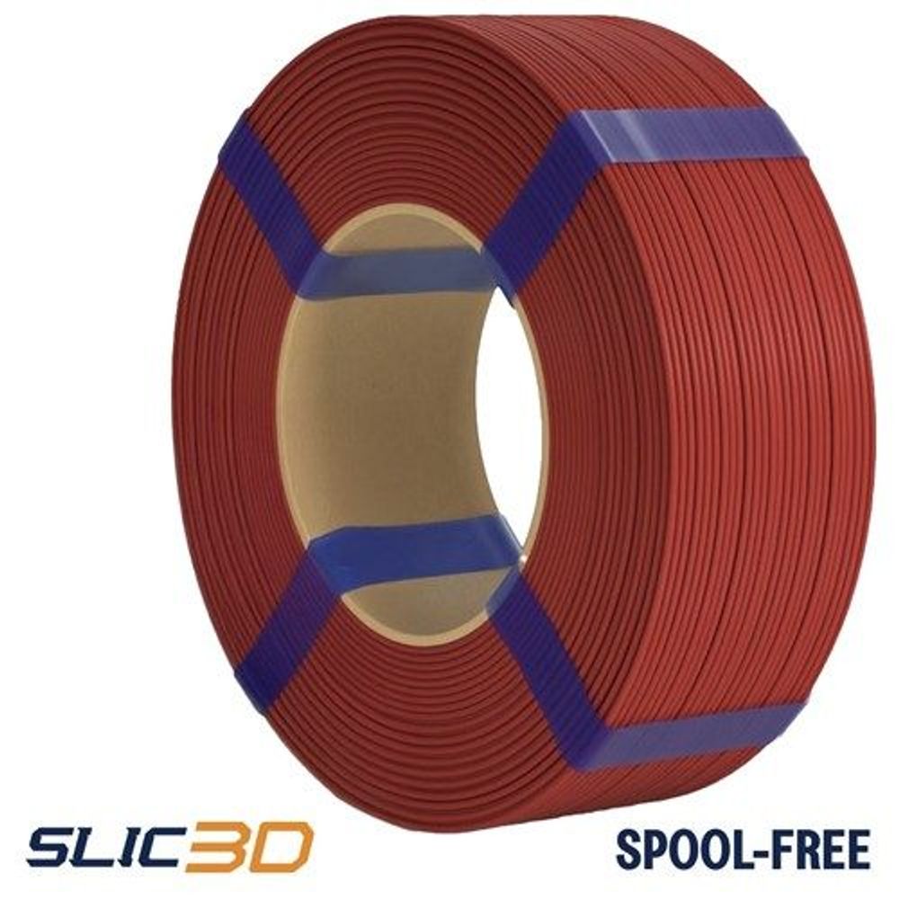 Slic3D PLA Spool-Less Red 1.75mm 1kg filament