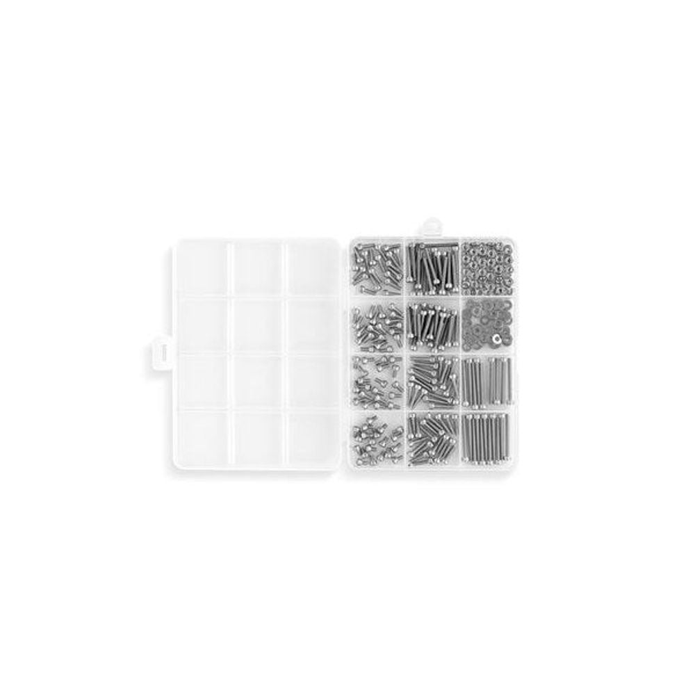 Nut Bolt and Washer Kit M2.5 300 pieces in plastic case