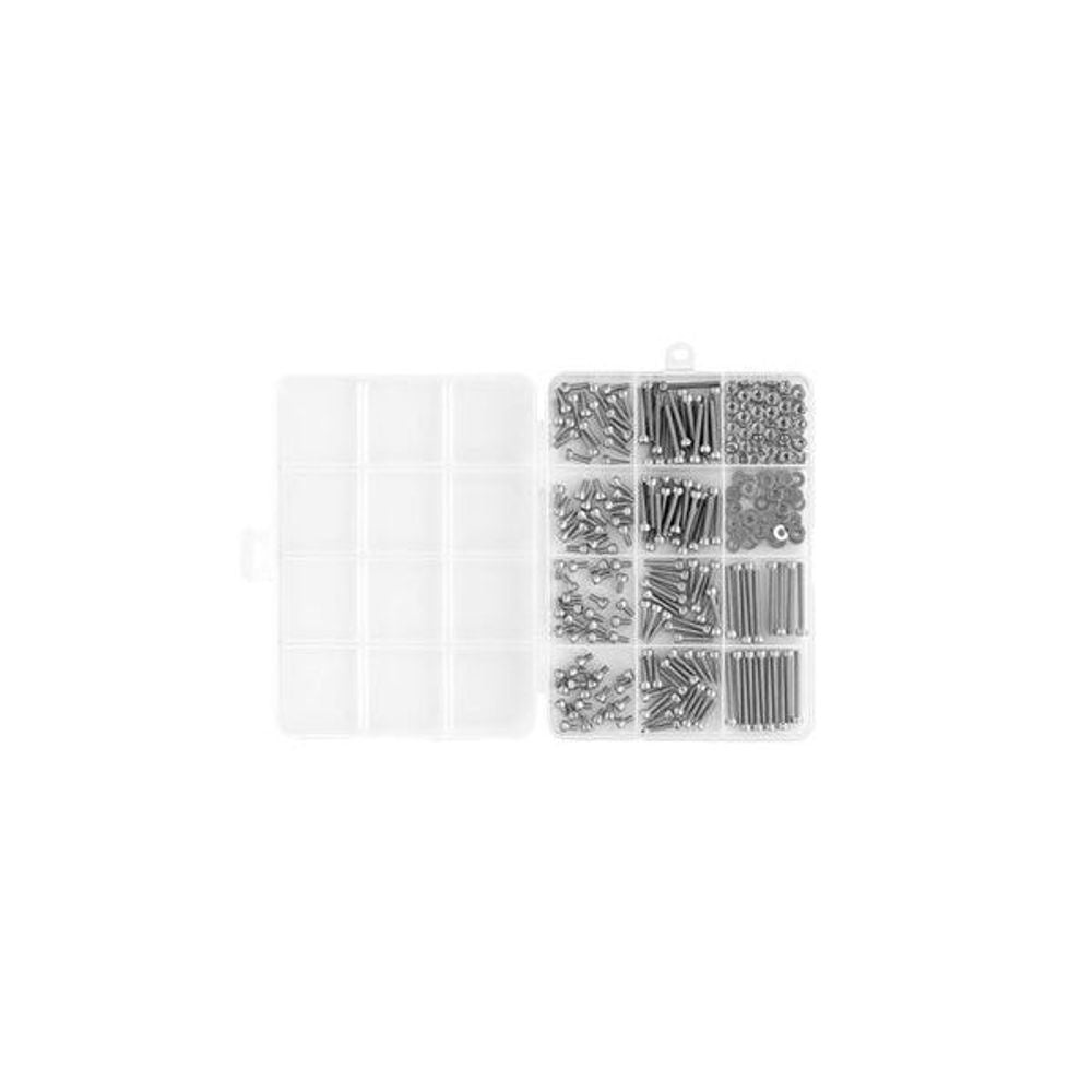 Nut Bolt and Washer Kit M2.5 300 pieces in plastic case