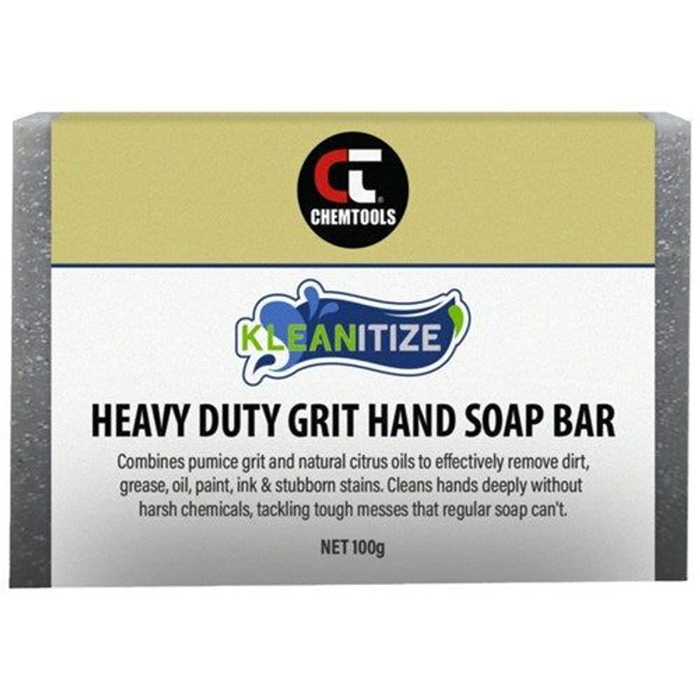 Kleanitize Heavy-Duty Grit Hand Soap Bar 100g