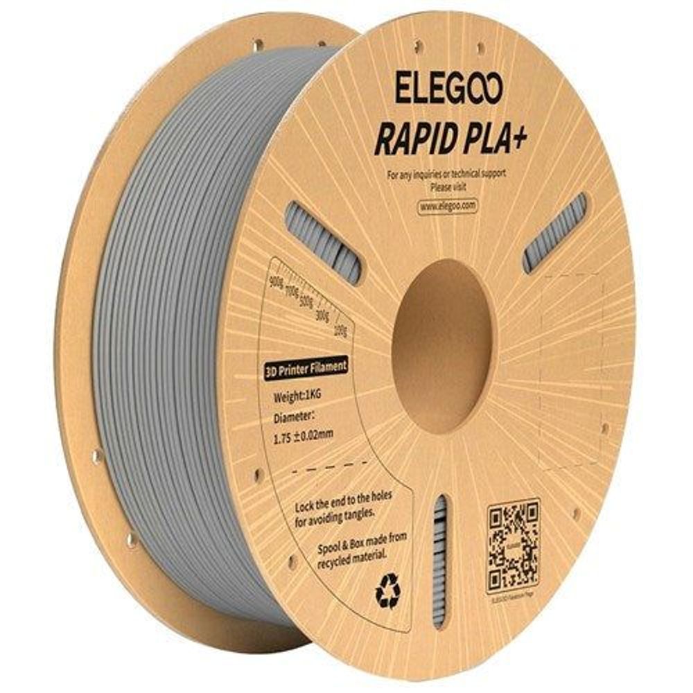 Elegoo Rapid PLA+ filament Grey 1.75mm 1kg