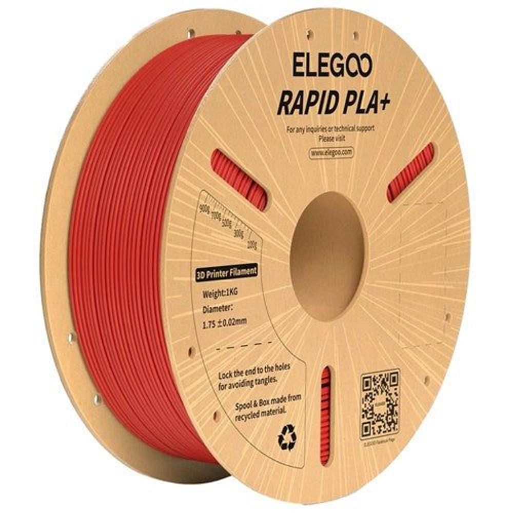 Elegoo Rapid PLA+ filament Red 1.75mm 1kg