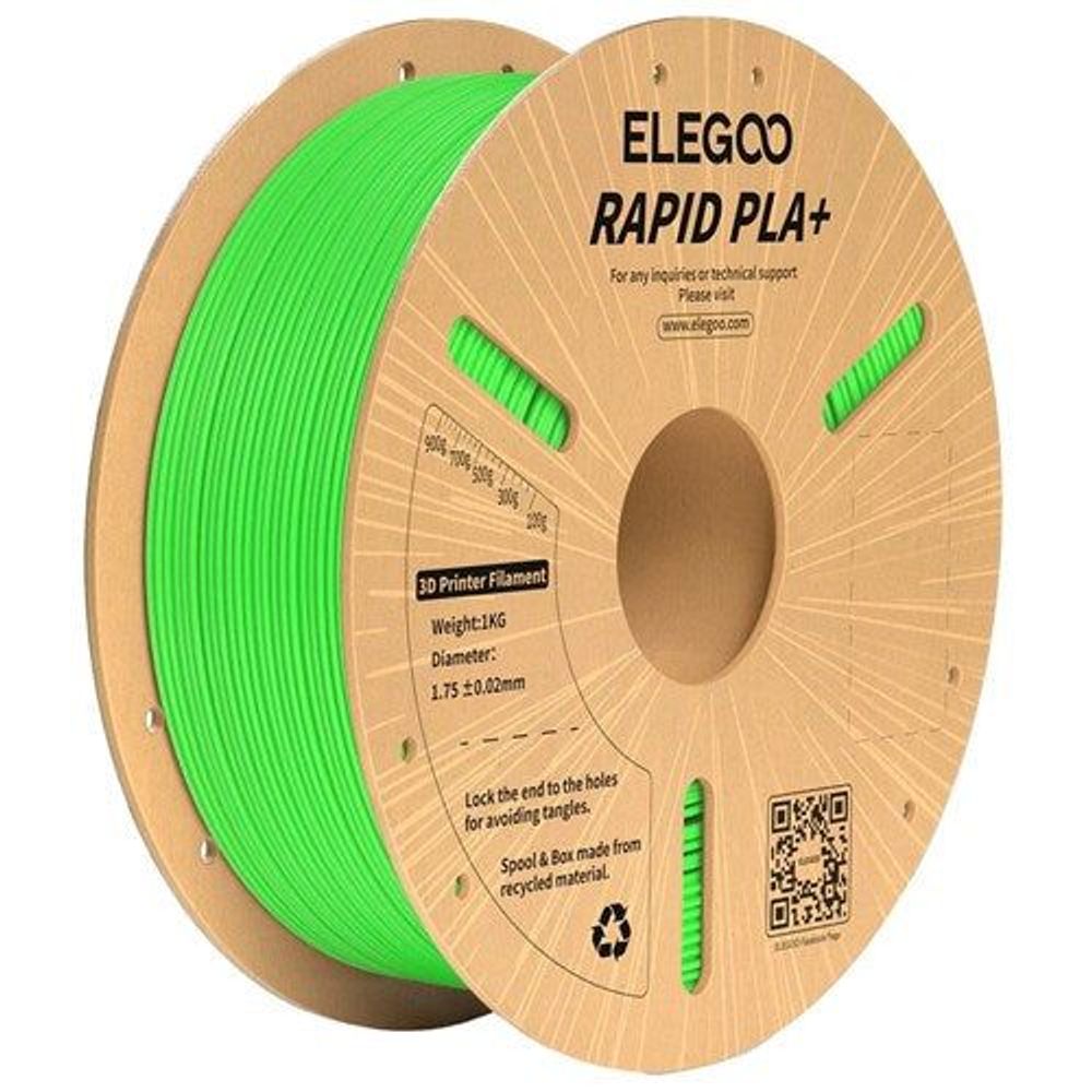 Elegoo Rapid PLA+ filament Green 1.75mm 1kg