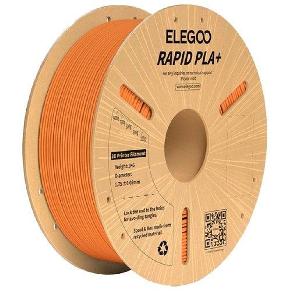 Elegoo Rapid PLA+ filament Orange 1.75mm 1kg