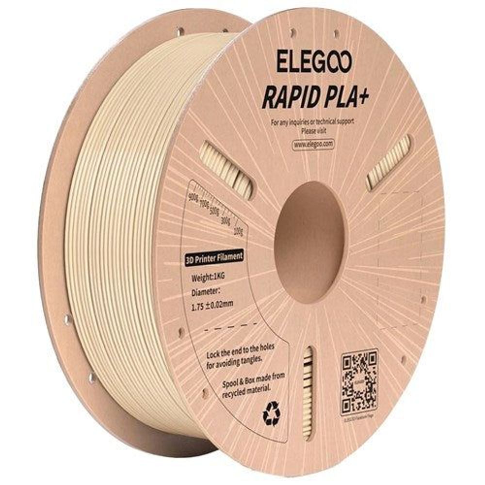 Elegoo Rapid PLA+ filament Beige 1.75mm 1kg