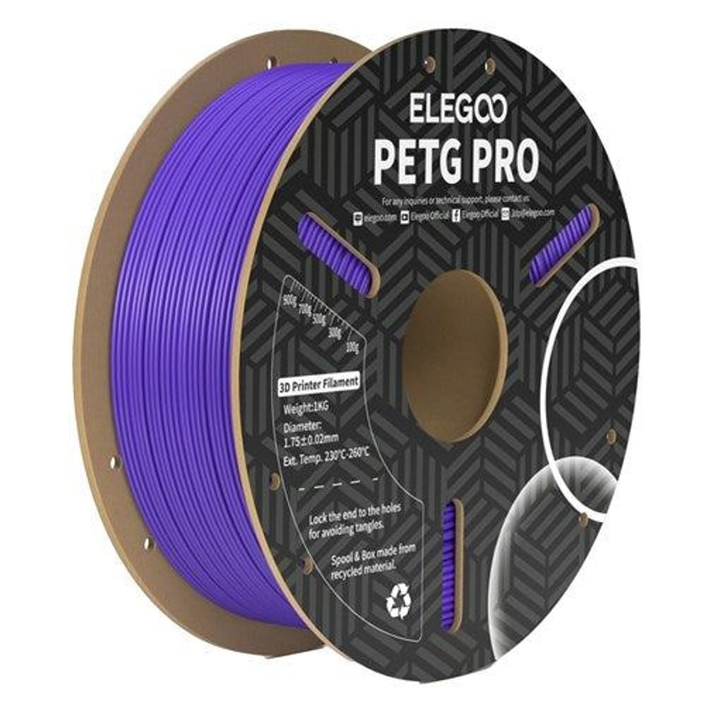 Elegoo PETG Pro filament Purple 1.75mm 1kg