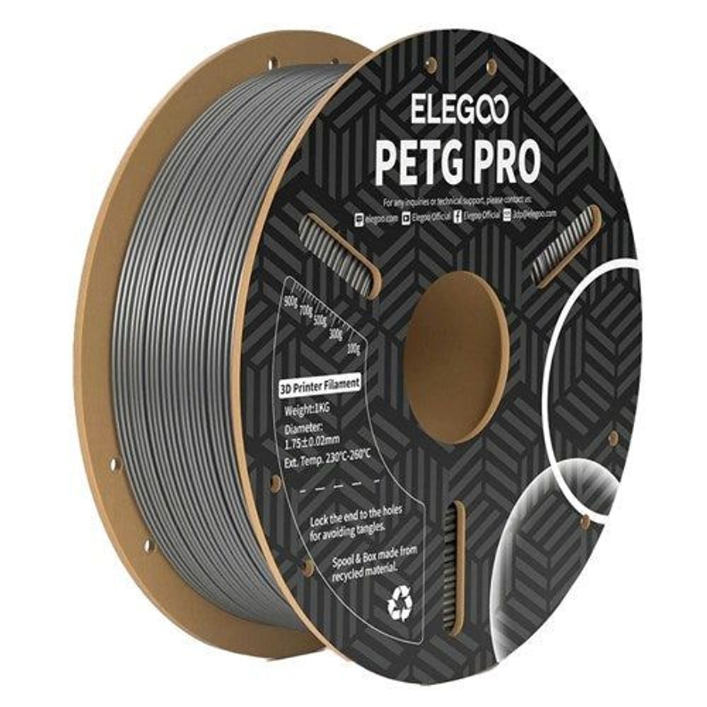 Elegoo PETG Pro filament Silver 1.75mm 1kg