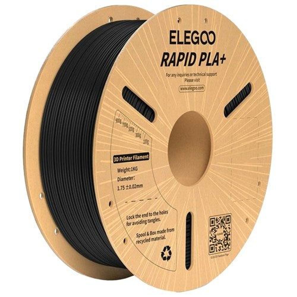 Elegoo Rapid PLA+ filament Black 1.75mm 1kg