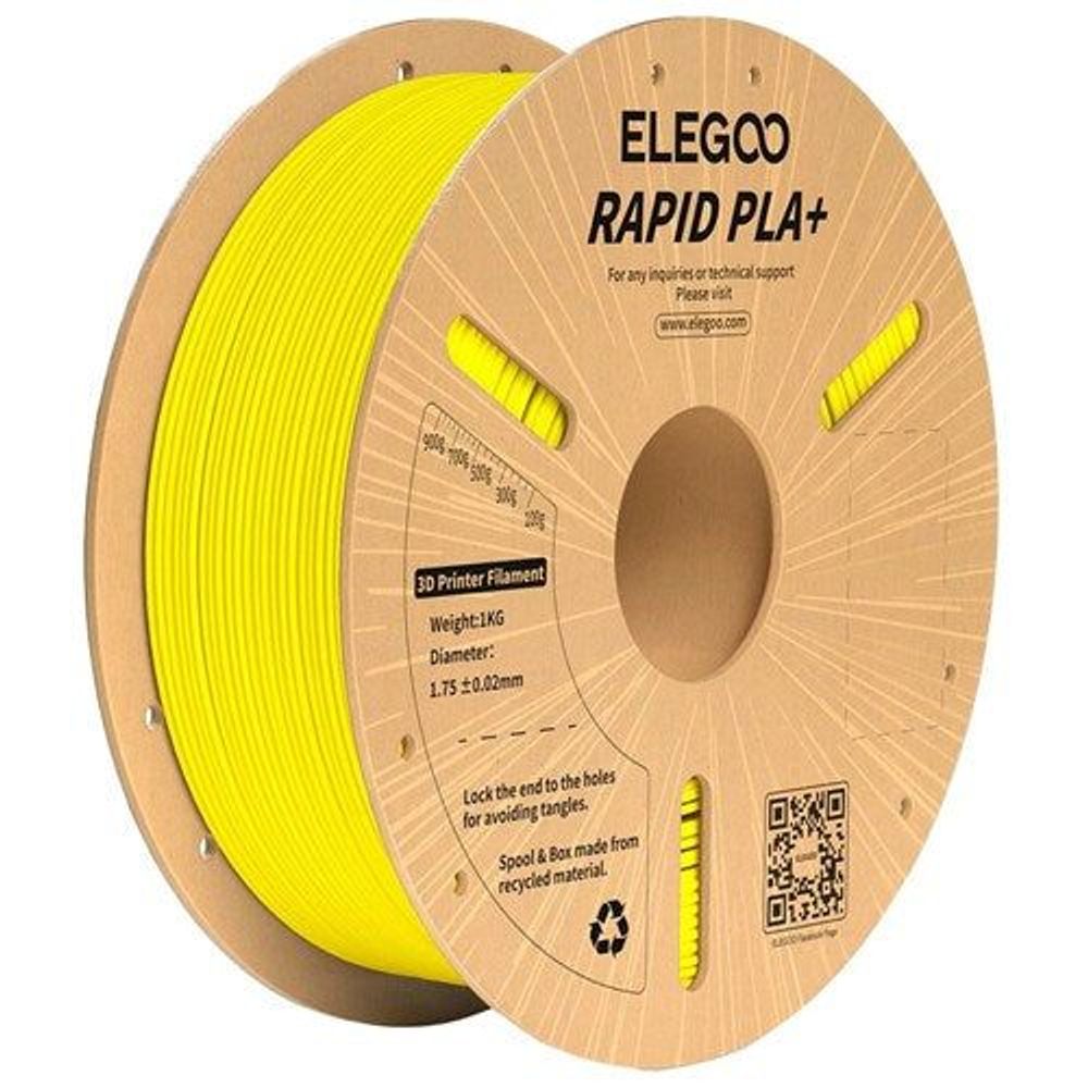 Elegoo Rapid PLA+ filament Yellow 1.75mm 1kg
