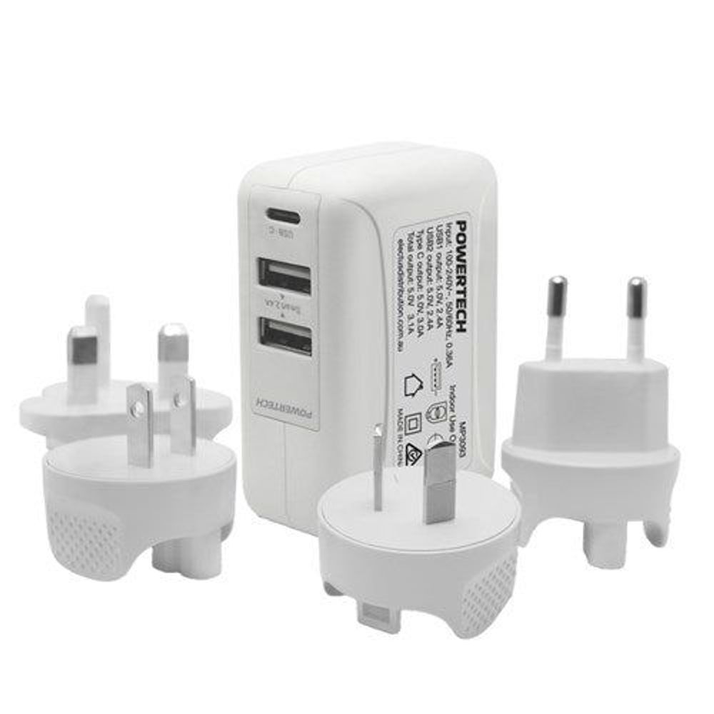 Travel Charger USB-A USB-C 5V