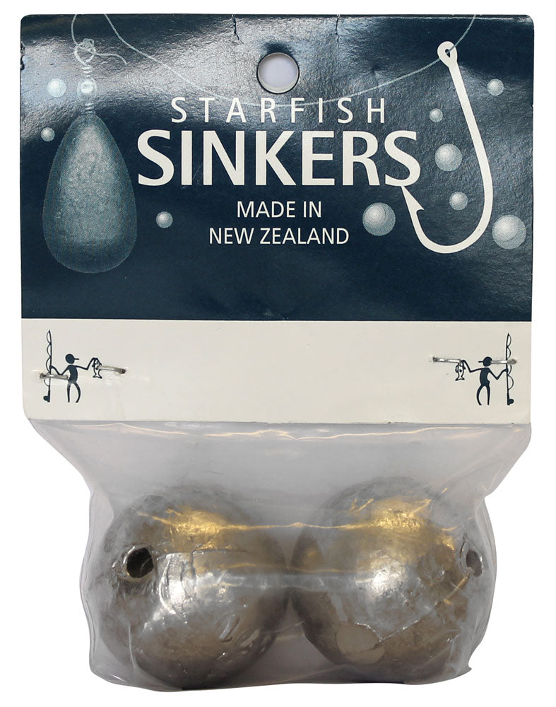 Starfish Ball Sinkers 5oz - QTY 2