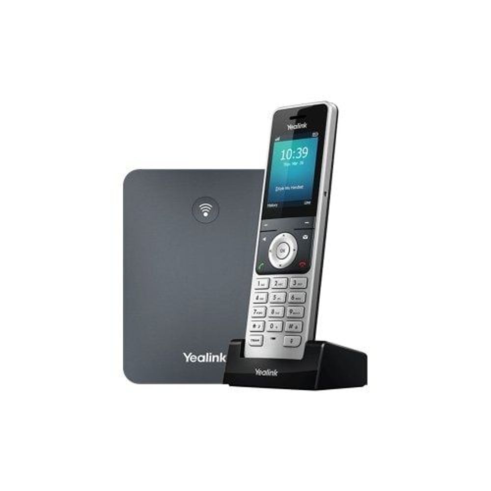 YEALINK W76P + W70B DECT SIP Cord Phone System. 2.4IN 240 X 320 Colour