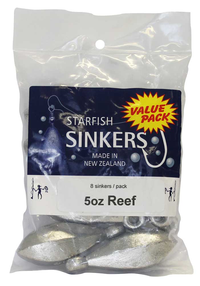 Starfish Reef Sinkers - Value Packs 5oz Value Pack QTY 8