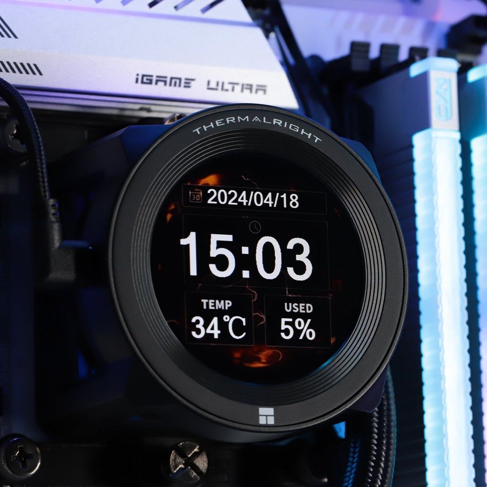 Thermalright Core Vision 360 Black Argb AIO CPU Cooler