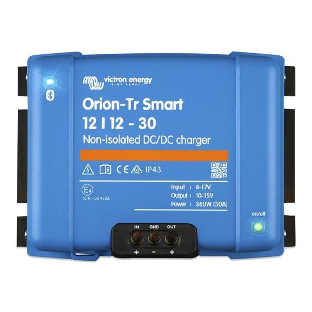 Victron Orion-Tr Smart 12/12-30A (360W) Non-isolated DC-DC charger