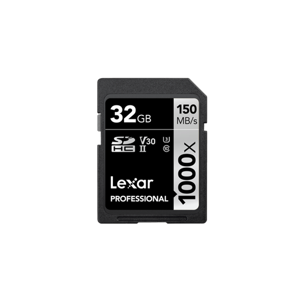 LEX-LSD32GCRBAP1000 - Lexar Professional 1000x SDHC/SDXC UHS-II 32CR