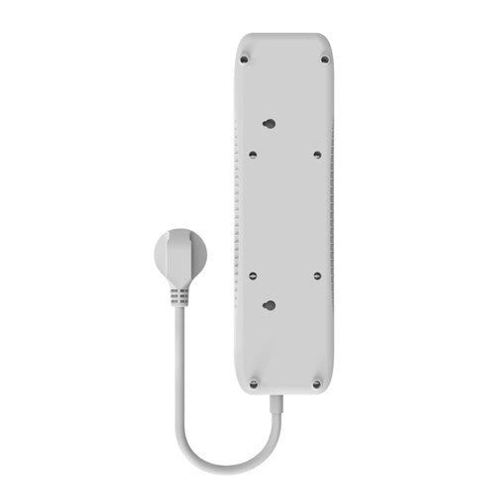 4 Way Surge Protected Individual switched power board with 1xUSB-A, 1xUSB-C