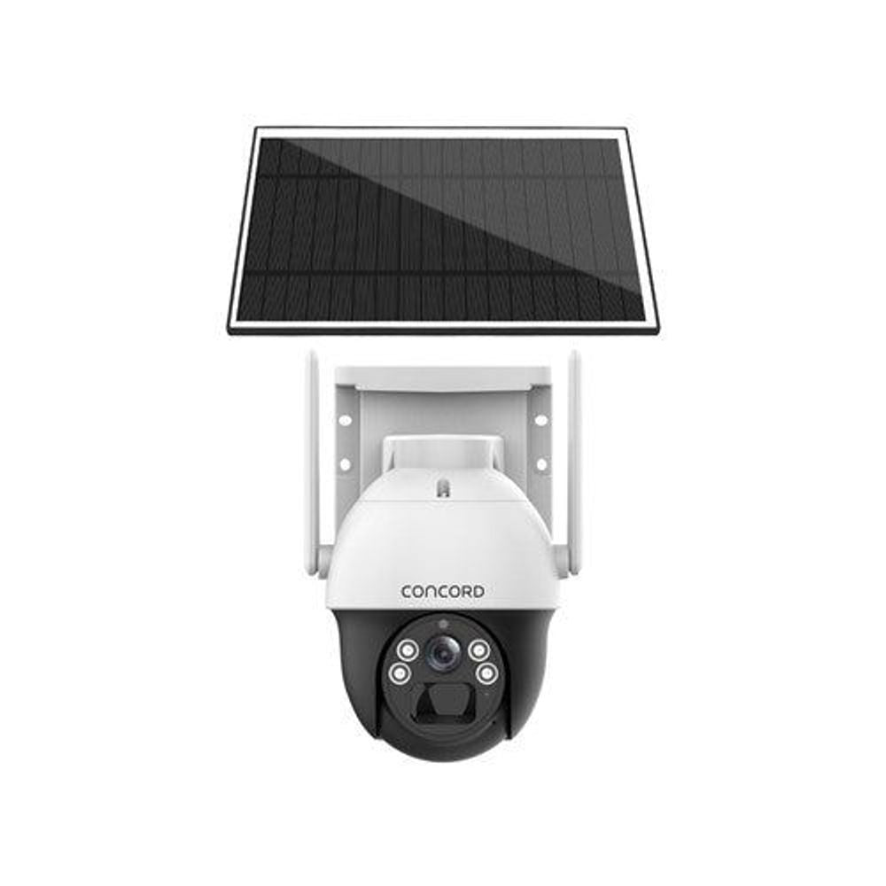 Concord 4G Wireless 2K PT Camera with Solar panel V4