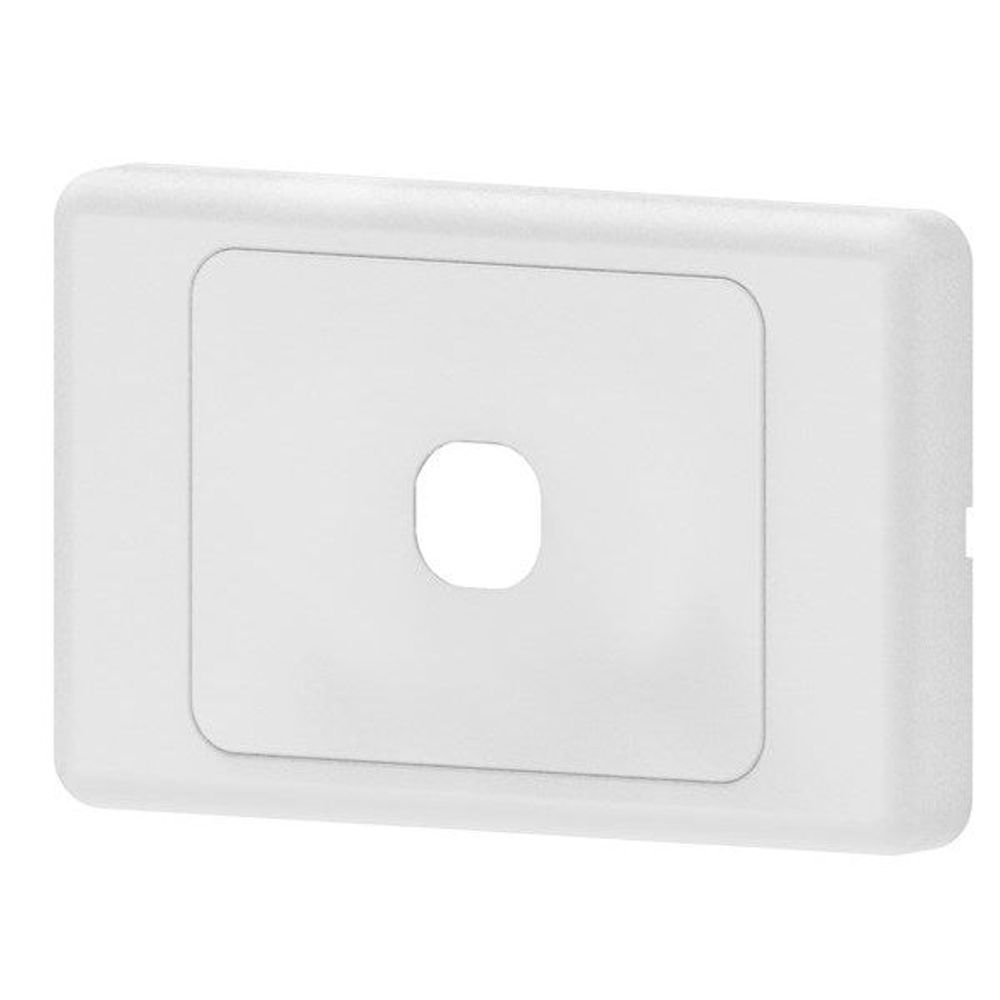Mains 1 Gang Grid Plate
