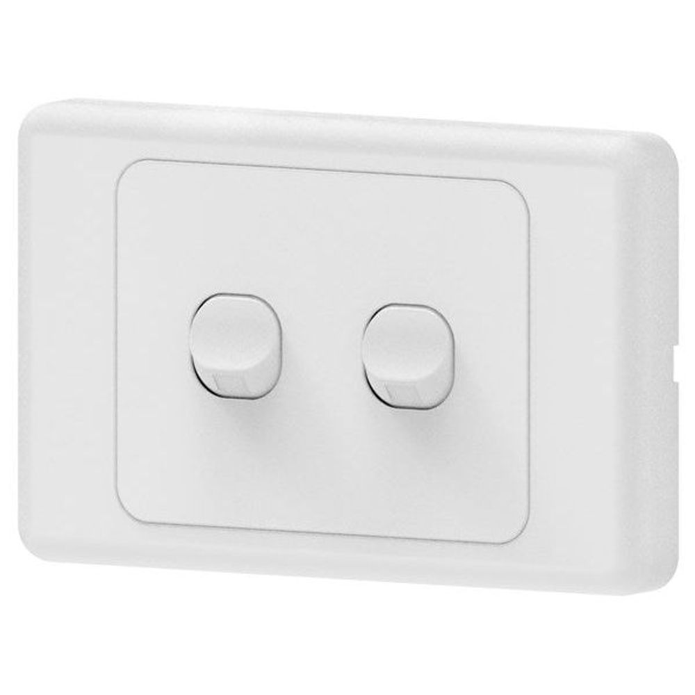 Mains Double Gang 2-Way 16A Switch