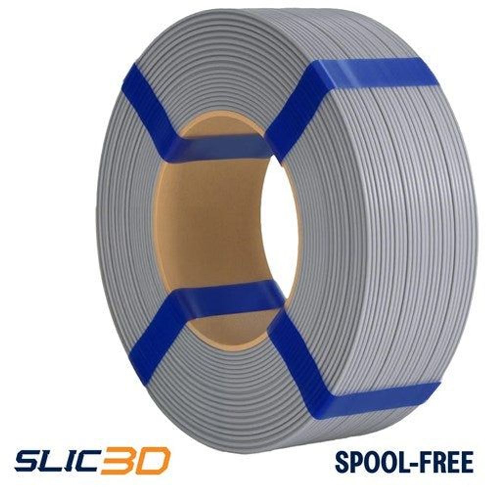 Slic3D PLA Spool-Less Grey 1.75mm 1kg filament