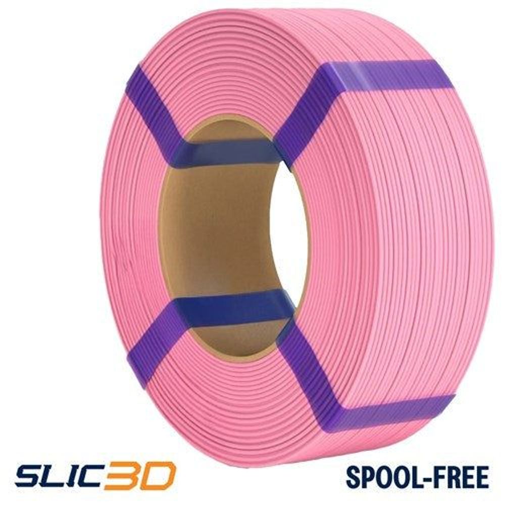 Slic3D PLA Spool-Less Pink 1.75mm 1kg filament