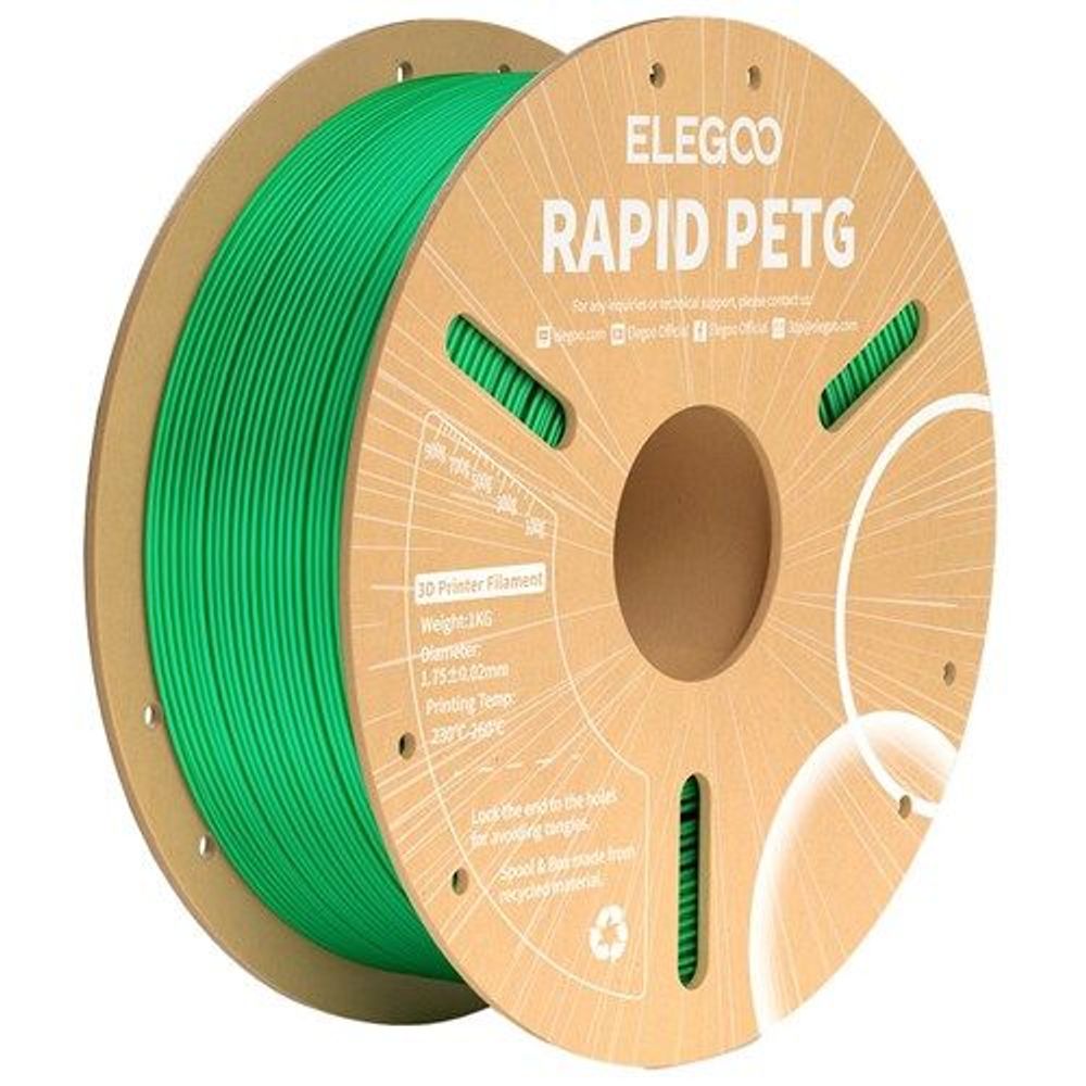 Elegoo Rapid PETG filament Green 1.75mm 1kg