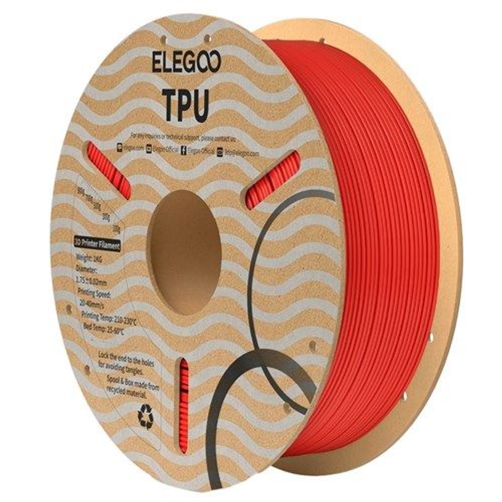 Elegoo TPU filament Red 1.75mm 1kg